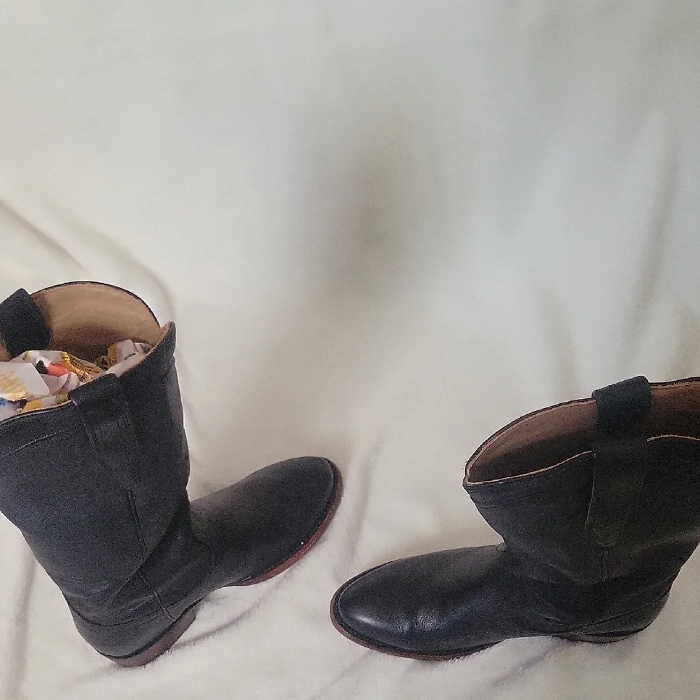 Tecovas Black Leather  Boots
